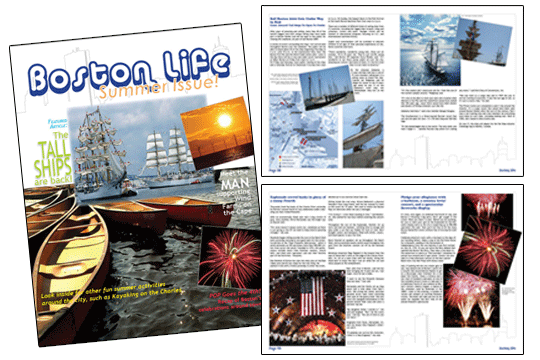 Magazine layout concept
