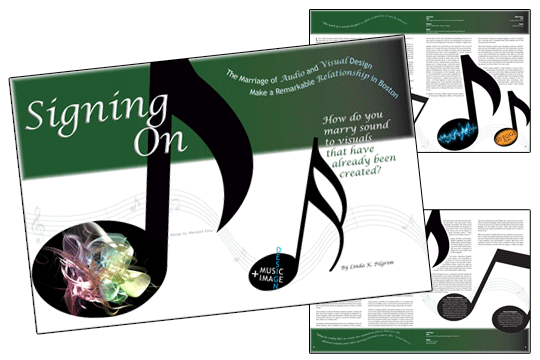 6 page magazine editorial design concept